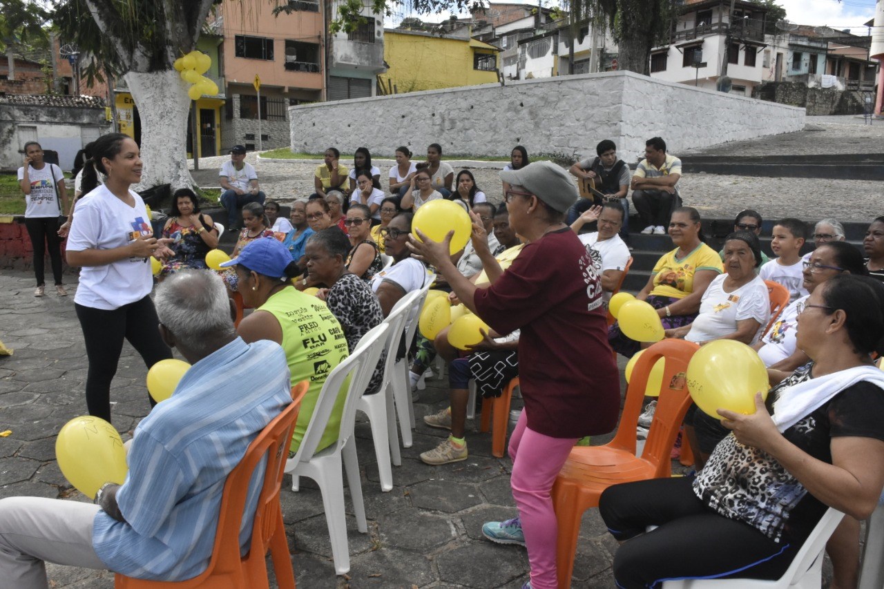 Camacã: PSF Luís Castro II realiza momento com idosos sobre Setembro Amarelo

